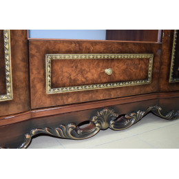 Тумба Джоконда корень дуба глянец в гостиную