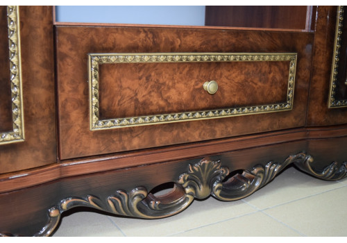 Тумба Джоконда корень дуба глянец в гостиную