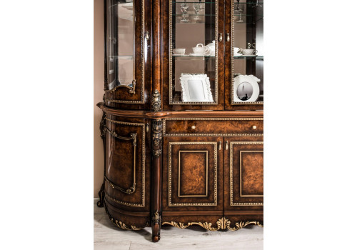 Сервант Джоконда корень дуба глянец 4-ств