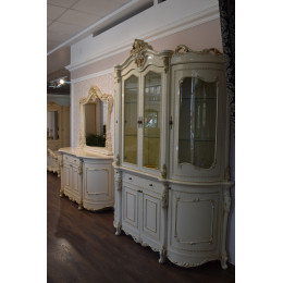 Сервант Джоконда крем глянец 4-ств