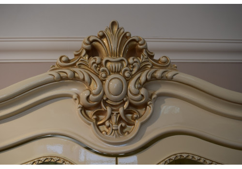 Сервант Джоконда крем глянец 4-ств