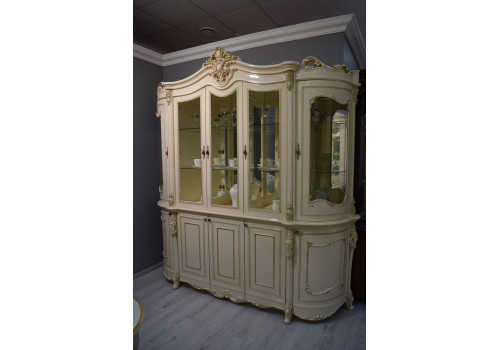 Сервант Джоконда крем глянец 5-ств