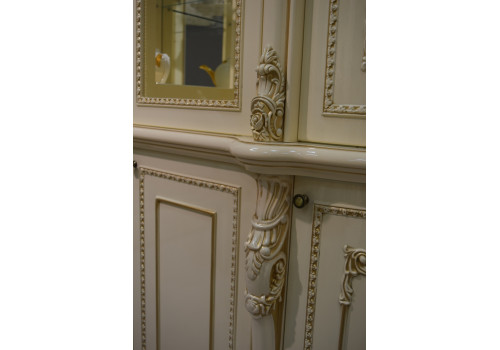 Сервант Джоконда крем глянец 4-ств