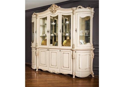 Сервант Джоконда крем глянец 5-ств