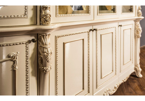 Сервант Джоконда крем глянец 4-ств