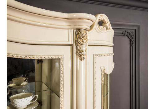 Сервант Джоконда крем глянец 4-ств