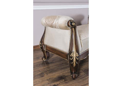 Оттоманка Джоконда караваджо глянец с двумя подлокотниками