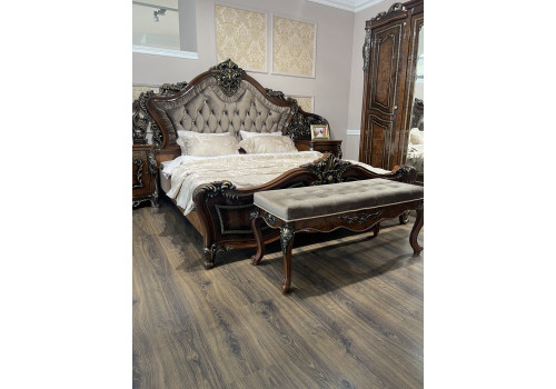 Банкетка Джоконда корень дуба глянец