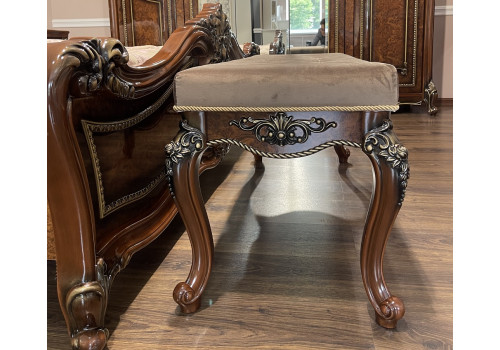 Банкетка Джоконда корень дуба глянец