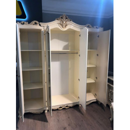 Шкаф Джоконда крем глянец 4-ств