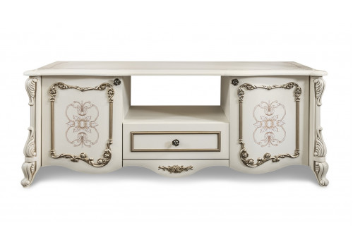 Тумба Энрике крем глянец в гостиную