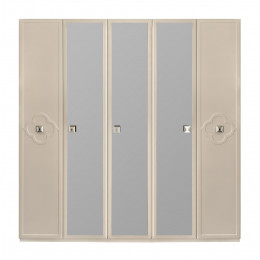 Шкаф Фелисия мокко 5-ств с зеркалом