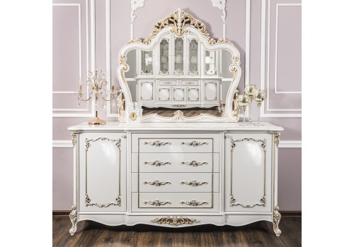 Комод Флоренция белый глянец