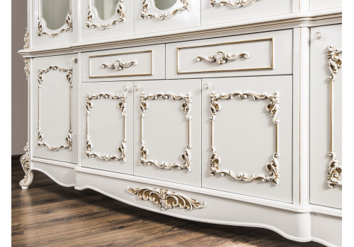 Сервант Флоренция белый глянец