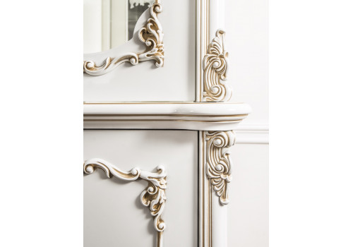 Сервант Флоренция белый глянец