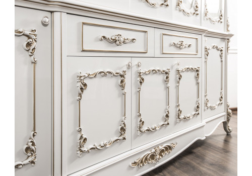 Сервант Флоренция белый глянец