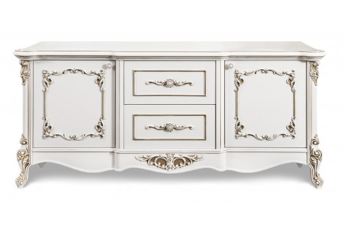 Тумба ТВ Флоренция белый глянец