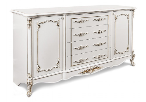 Комод Флоренция белый глянец