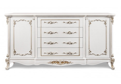 Комод Флоренция белый глянец