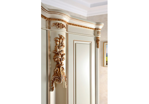 Спальня Габриэлла крем глянец 4-ств 1,8м