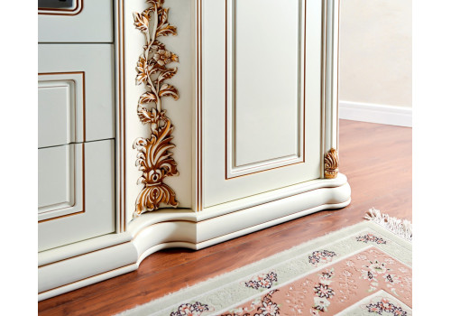 Спальня Габриэлла крем глянец 4-ств 1,8м