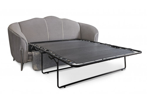 Диван Gravita Гравита серый серебро 3-х местный