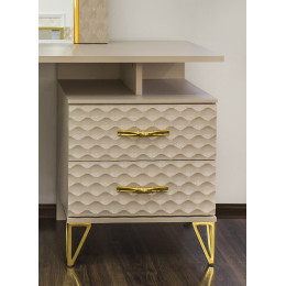 Туалетный столик Lara Лара бежевый глянец