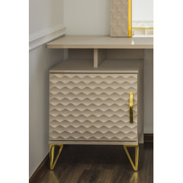 Туалетный столик Lara Лара бежевый глянец