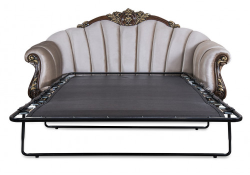 Диван Марселла корень дуба глянец 3-х местный