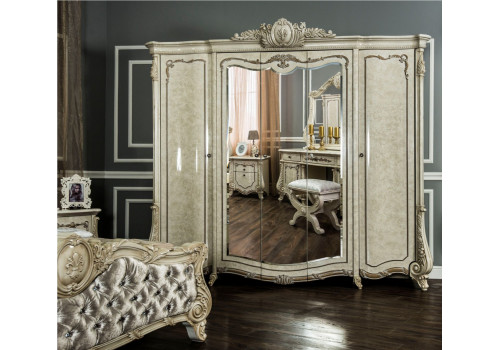 Спальня Марселла крем корень глянец 5-ств 1,8м