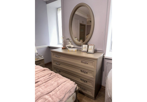 Спальня Мишель Лайт серый камень 4-ств 1,8м