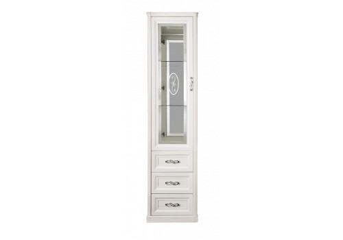 Витрина Мишель белый матовый 1-ств