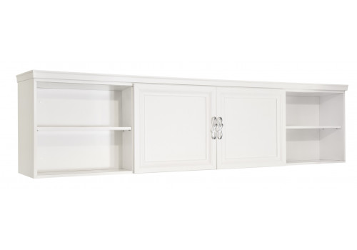 Секция навесная мост Мишель белый матовый