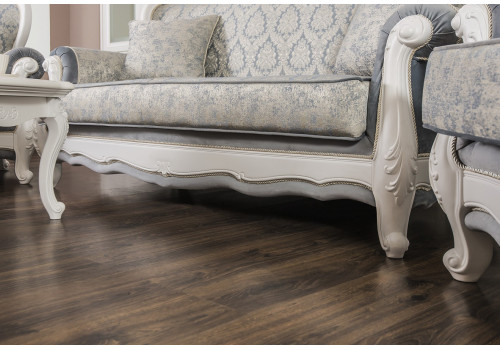 Диван Мишель белый матовый 3-х местный