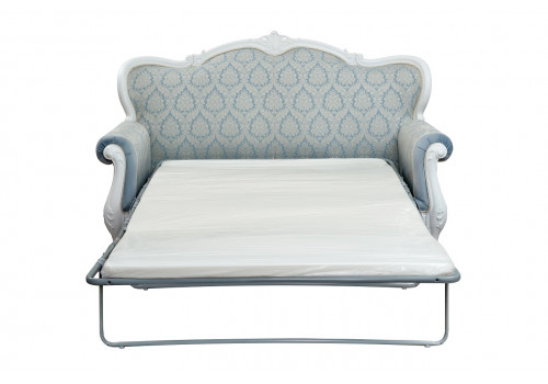 Диван Мишель белый матовый 3-х местный