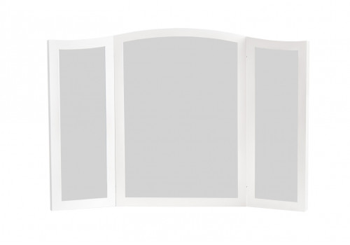 Зеркало трельяж Мишель белый матовый  для туалетного столика