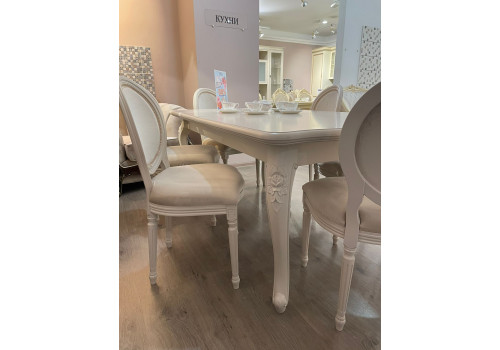 Стол Мокко серый камень прямоугольный