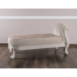 Оттоманка Мокко бежевый с одним подлокотником