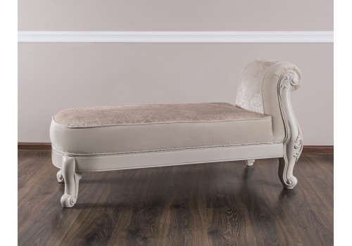 Оттоманка Мокко бежевый с одним подлокотником