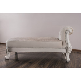 Оттоманка Мокко бежевый с одним подлокотником