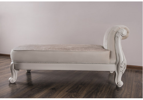 Оттоманка Мокко бежевый с одним подлокотником