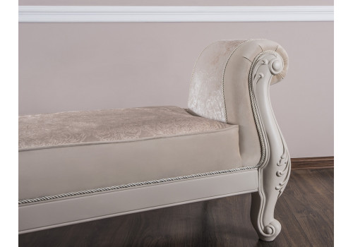 Оттоманка Мокко бежевый с одним подлокотником