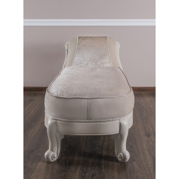 Оттоманка Мокко бежевый с одним подлокотником