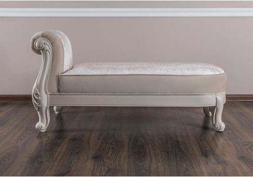 Оттоманка Мокко бежевый с одним подлокотником