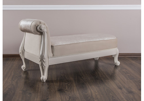 Оттоманка Мокко бежевый с одним подлокотником