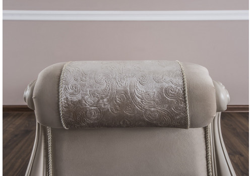 Оттоманка Мокко бежевый с одним подлокотником