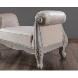 Оттоманка Мокко серый камень с двумя подлокотниками