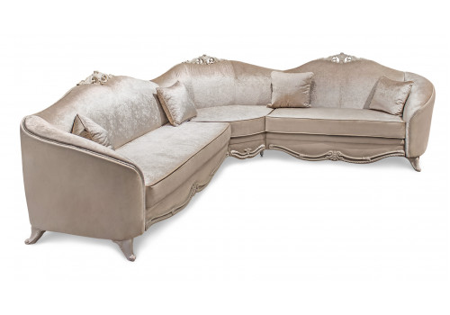 Диван Мокко бежевый угловой 3-у-2