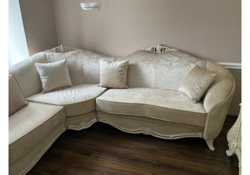 Диван Мокко бежевый угловой 3-у-1