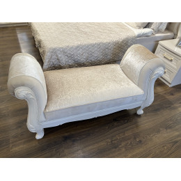 Оттоманка Мокко бежевый с двумя подлокотниками